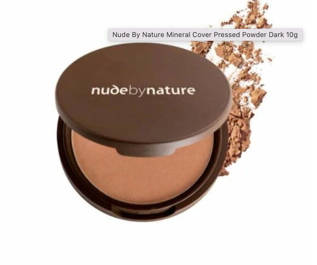Nude By Nature Mineral Cover Pressed Powder Dark 10g